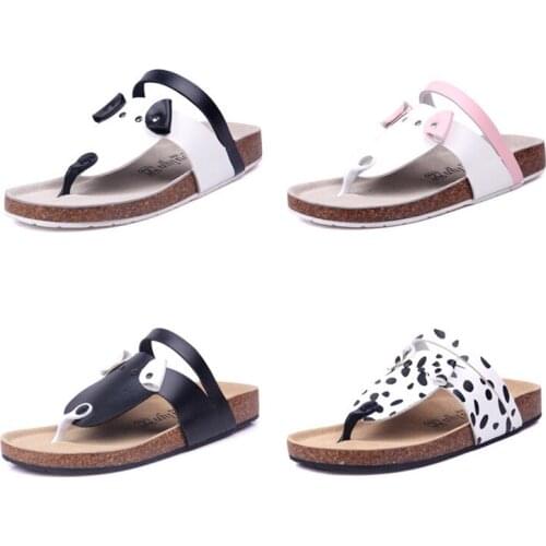 COSMAGIC Women Cork Flip Flops Slipper 2021 New Fashion Summer Beach Casual Patchwork Slide Shoe