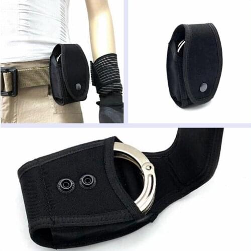 2pcs Universal Quick Release Handcuff Cases Handcuff Holders Pouches for Shooting Paintball