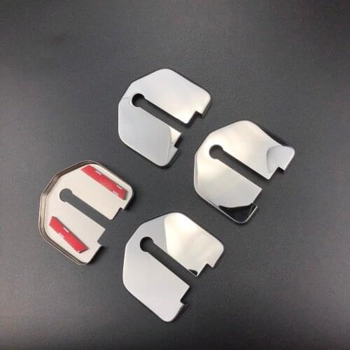 4pcs/lot Car styling Accessories Door Lock Anti Rust Waterproof Protection Buckle Cover For Ford Focus 2 mk2 (2004-2011)