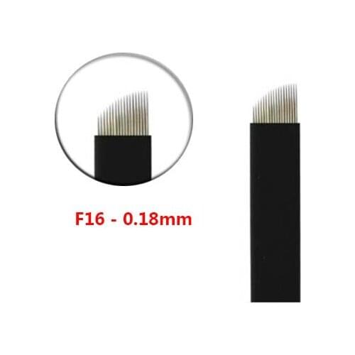 500pcs 9/11/12 Flex Lamina Agulhas Tebori Microblading Needles Pins Tattoo Needle Blade 18U Manual Eyebrow Pen Permanent Makeup