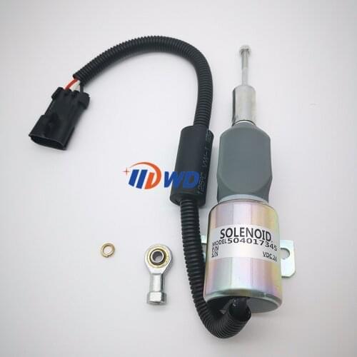 1751ES 504017345 ES1751E-24 113483 F4BE0684M 1223.3594.30 Stop Solenoid for Kobelco E215 CASE NEW HOLLAND Shinko
