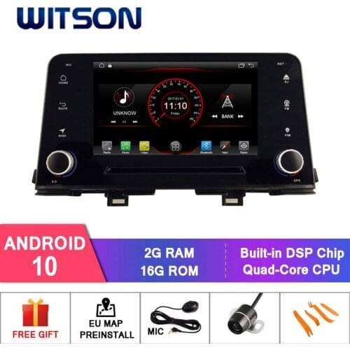 WITSON Android 10 AUTO CAR RADIO DVD FOR KIA MORNING/PICANTO 2017 CAR DVD MIRROR LINK 16GB Inand CAPACTIVE 1024*600 Screen