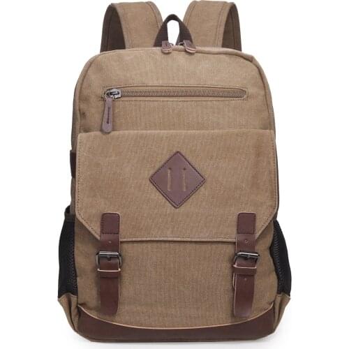Best Selling New Retro Canvas Backpack Laptop Rucksack School Bags Female Daypack Men Teenager Mochila Man Laptop Bagpack