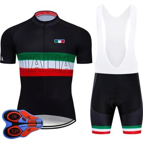 2022 New i2022 Team ITALIA Cycling 9D Set Jersey Bike Wear Ropa Ciclismo Mens Summer Quick Dry Bicycle Clothes Short Maillot Cu