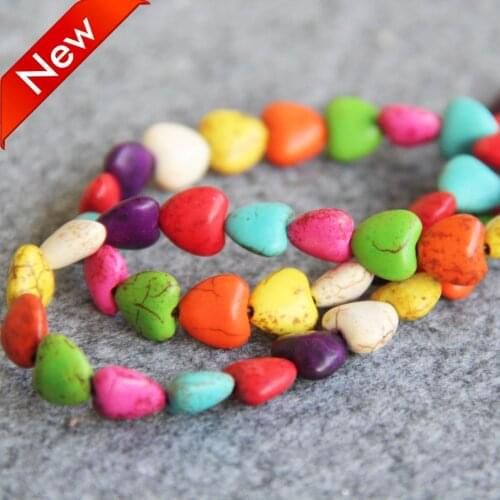 New 10mm Multicolor Turkey stone beads Howlite DIY loose 15" Jewelry making design wholesale