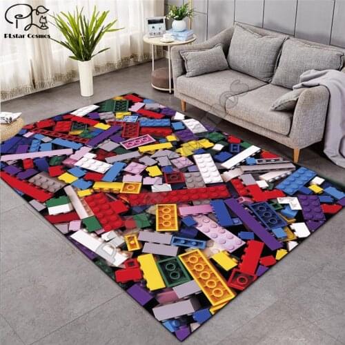 Educational floor playmats kids 3D Print Carpet Hallway Doormat Anti-Slip Bathroom Carpets Kids Room Absorb Water Kitchen-4