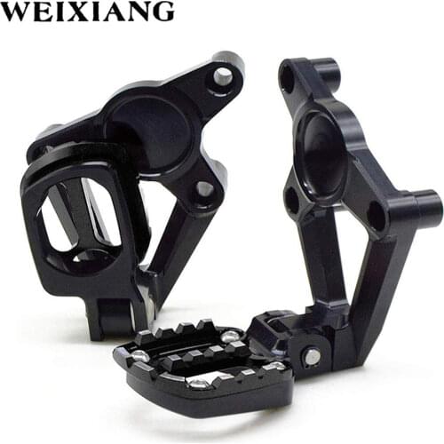 Motorcycle Footrest Footpegs Foot Pegs Footrest Foot Rest For HONDA X-ADV 750 17-19 CNC Aluminum Alloy Rear Passenger Footpeg