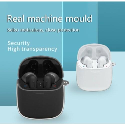 J60A Shockproof Soft Case Cover Compatible with T225/220 Earbuds Charging Case Anti-fall Earbuds Sweatproof Dustproof