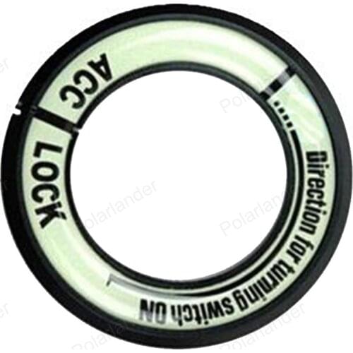 Luminous Key Ring Sticker Circle For Toyota highlander Vios corolla Camry Decoration Ignition Switch Cover Car Styling