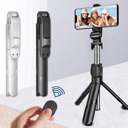 Telescopic Wireless Selfie Stick Tripod Bluetooth Extendable Monopod 360 Rotation Palo Selfie For Android iPhone Stabilizer Rod