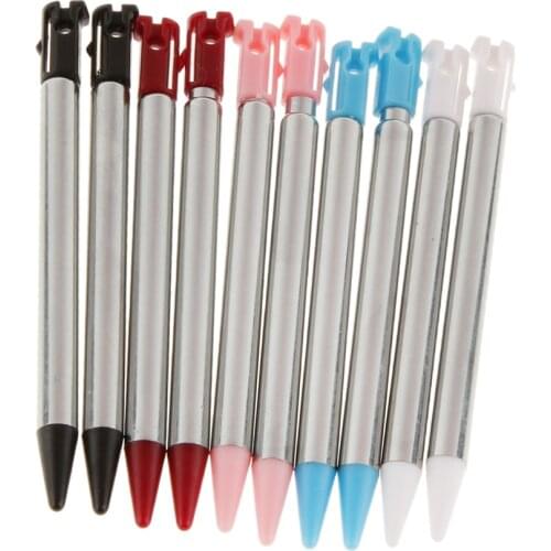 Retractable Metal Stylus Touch Screen Pen for New Nintendo 3DS Console Pack of 10