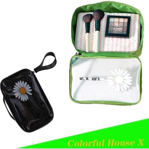 Female Cosmetic Bag Travel Bag High-Capacity Organizer For Small Things Toy Storage Portable Waterproof Household Products