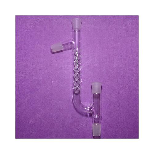 24/29,200MM,Four-Way Glass Vigreux Distillation Head,Lab Glassware Adapter