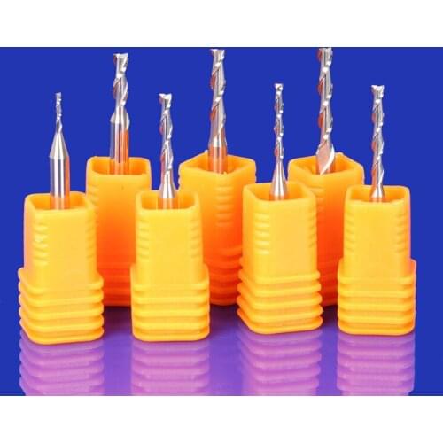 3.175 Tapered Ball Nose End Mill Tungsten solid carbide Coated Tapered cone cnc milling cutter engraving bit