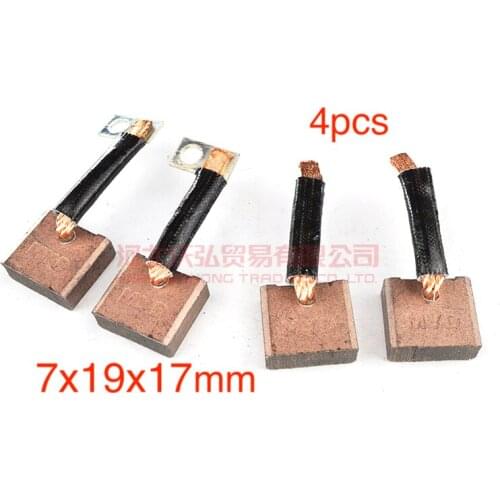 4pcs 7.8x29.8x18mm for Sinotruk Howo Steyr with Dongfeng 2810 series high-quality starter motor carbon brush