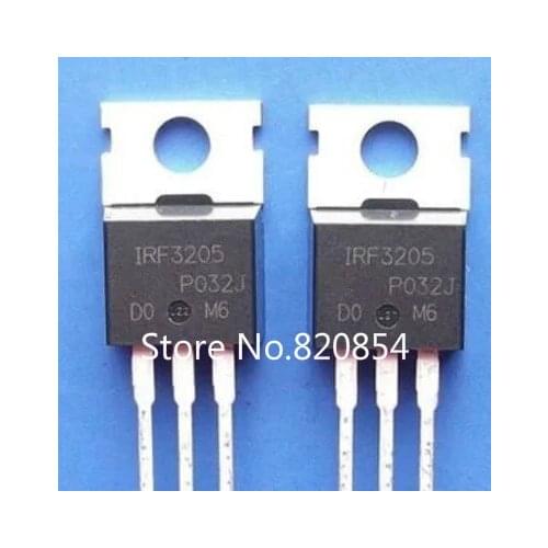 50pcs/lot IRF3205PBF IRF3205 TO-220