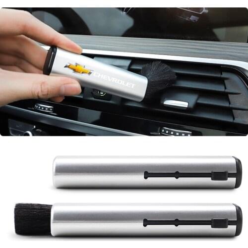 Car Retractable Air Conditioner Computer Cleaning Brush For Chevrolet Equinox Silverado Trailblazer Bolt Spark Tahoe Z71 Aveo