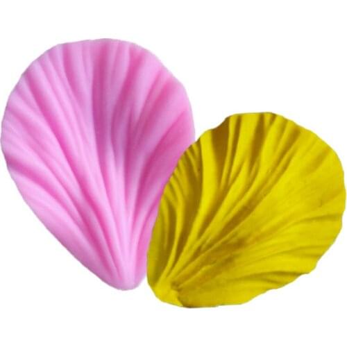 Free Shipping 1PCS Leaf Shaped Silicone Press Mold Cake Decoration Fondant Cake 3D Food Grade Silicone Mould A1049
