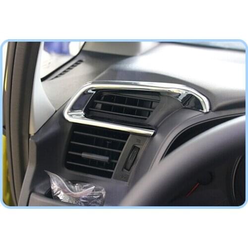 Free shipping! Higher star air passage cover trim+glove box bright wisp+gear parts bright wisp for Honda Fit/Jazz 2014-2017
