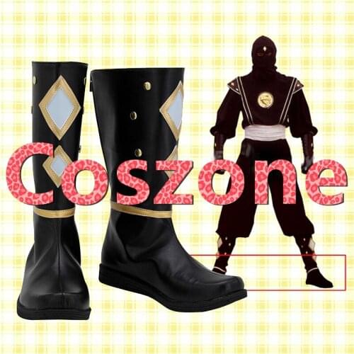 Black Ninja Cosplay Shoes Boots Halloween Carnival Cosplay Costume Accessories