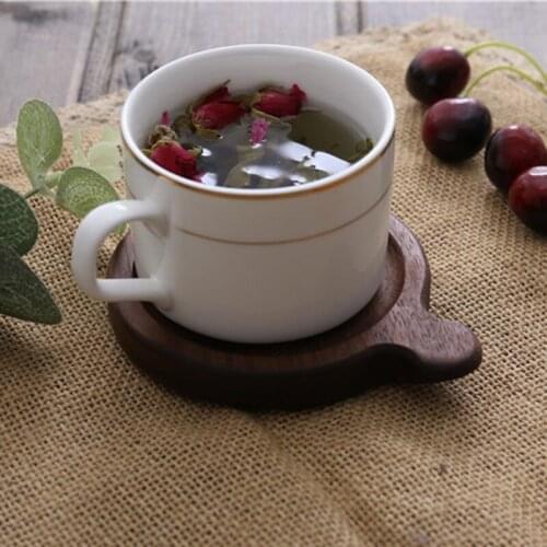 Wooden Coaster Mats Heat Resistant Durable Solid Wood Placemats Home Tea Coffee Cup Pads Kitchen Supplies