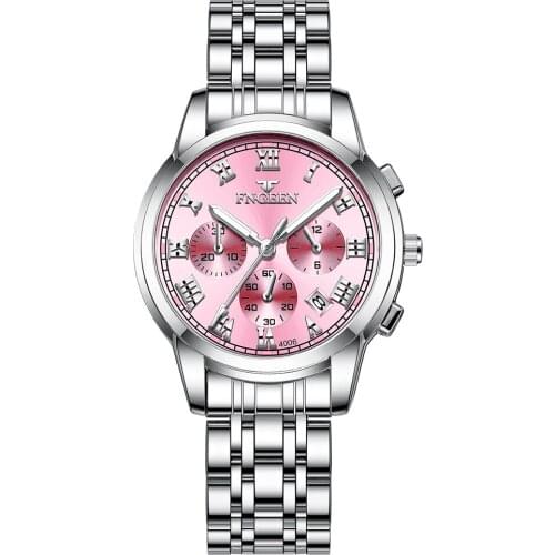 FNGEEN 4006 Frauen Uhren Marke Neue Mode Dekorieren Quarz Armbanduhr Datum Uhr Leuchtende Armband