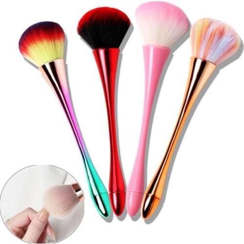 Nail Art Brush Soft Nail Dust Brush UV Gel Nail Polish Nylon Brush for Manicure Professional Nail DIY Design Tools Makeup Brush