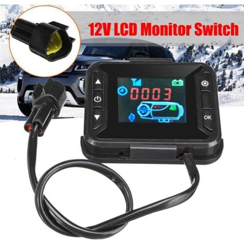 12V LCD Big/Small Monitor Air Parking Diesel Heating Heater Controller Switch Car Truck Accessories Remote