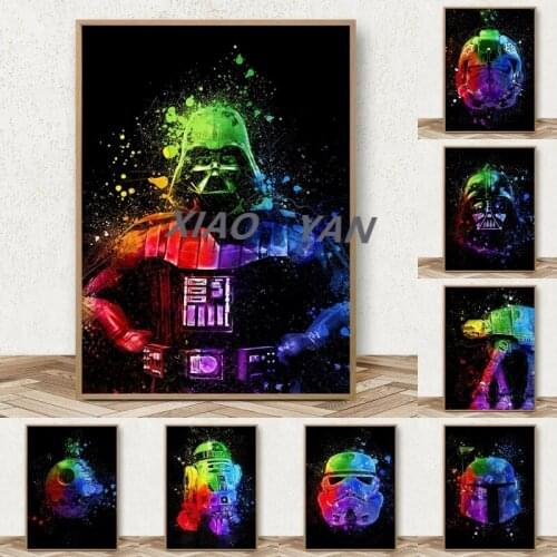Star Wars Diamond Painting Diamond Inlaid DIY Full Diamond Embroidery Cross Stitch Kits Home Decor