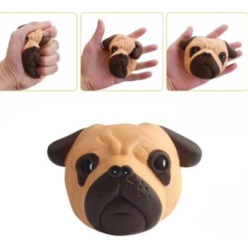 New Squishies Fashion Cute Kawaii Dog Face Slow Rising Squeeze Toys Kids Gifts Anti Stress Toys Gift Reliever Stress Toy 1PCS