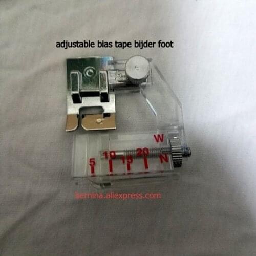 Adjustable bias tape binder foot feet for Singer juki baby lock babylock brother elna janome new home pfaff viking Riccar singer