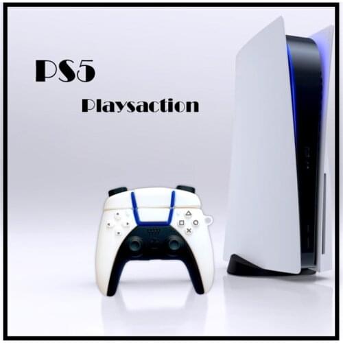 New 3D PS5 DualSense Gamepad Silicone Case For Airpods 1 2 Pro Cases Game High End Apple Bluetooth Earphone Cover