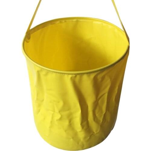 12L Collapsible Bucket Outdoor Beach Folding Water Container Car Wash Bucket Camping Travel Hiking Fishing Beach Bucket Bag