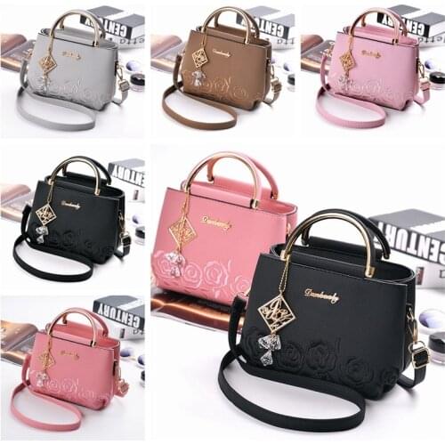 Womens Handbags High Quality Shoulder Bags For Women 2020 Women Embroidery Leather Tote Bag Fashion Ladies Messenger Sac A Main