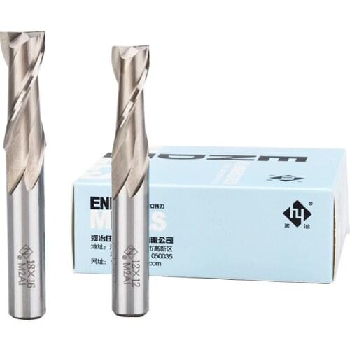 High Quality 10pcs/lot 2 Flute End Mill Cutter Set from size 1.0mm to 8mm CNC Cutting Machine Tools Router Bits
