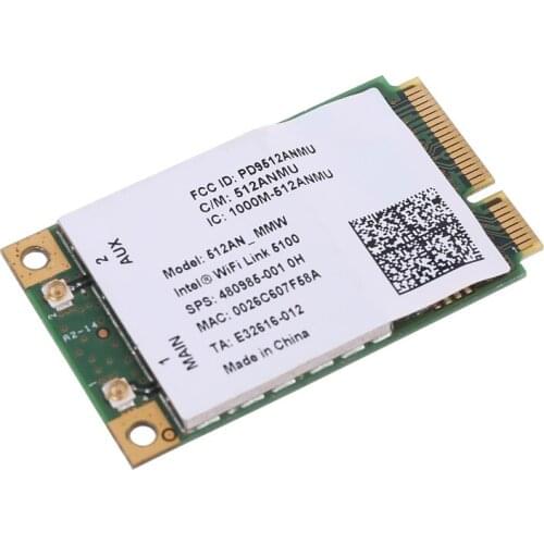 WiFi Link 5100 AGN 300M Wireless Card 2.4G + 5G Dual Band Mini PCI-E Interface Web Card for CQ40 CQ45 6520S 6530S 8730W