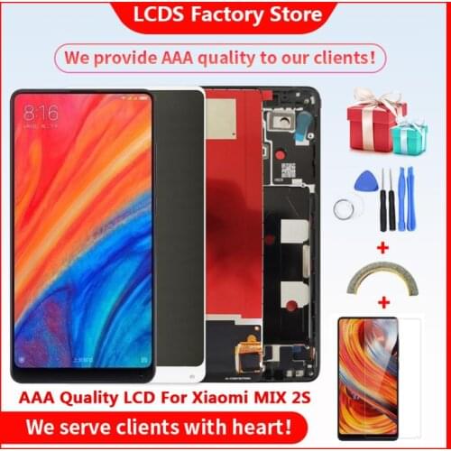 AAA Quality LCD With Frame For Xiaomi MIX 2S LCD Display Screen For Xiaomi MIX 2S LCD With Frame Screen Display 10-Touch
