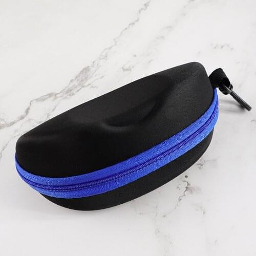 1Pc Portable Carabiner EVA Eye Glasses Sunglasses Hard Case Zipper Eyeglasses Protector Box Holder Eyewear Accessories