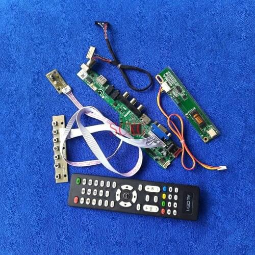 LVDS 30 Pin For LTN154X1/LTN154X3/LTN154XA 1CCFL Kit 1280*800 HDMI-compatible USB AV VGA LCD drive controller card Analog Signal