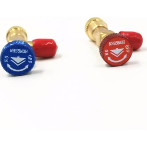 5pair plus liquid safety valve R410A R22 air conditioning refrigerant 1/4 "Safety Adapter Air conditioning repair and fluoride