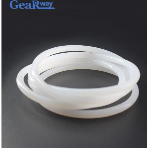5pcs Silicon O Ring Seals 5.7mm Thickness Food Grade Translucent Silicone O Ring Gasket 28/30/32/35/38/90mm OD VMQ O Rings