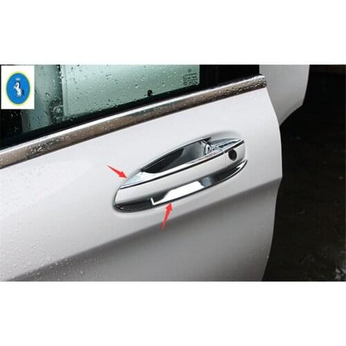 Yimaautotrims Accessories Exterior For Mercedes Benz GLA 200 220 X156 2018 Outside Car Door Pull Doorknob Handle Bowl Cover Trim