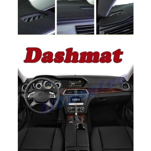 Car DashMat Cover Sun Protection Carpet Anti Slide Pad For Mercedes Benz C MB W204 2011~2014 Insulated Dash Mat