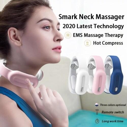 EMS Smart Neck Massager Heating Massage Relax Pain Relief Neck And Shoulder Massager