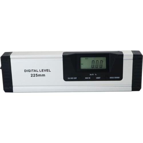 225mm Digital level meter Measuring Tool 4*90 degree angle gauge inclinometer laser level