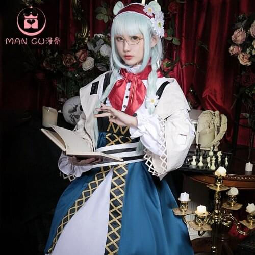 New Seriest Hot Game Arknights Istina Cosplay Costume Cute Lolita Dress Full Set Female Role Play Clothing XS-XL