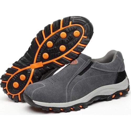Men Women Anti-Puncture Construction Safety Shoes Outdoor Sneakers Indestructible Steel Toe Anti-Smashing Anti-skid Work Boot