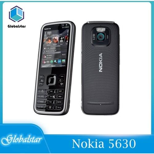 Nokia 5630 Refurbished Original Nokia 5630 XpressMusic Cell Phone Unlocked 2.2 inch GSM 2G/3G 3.0MP 128 RAM 860mah