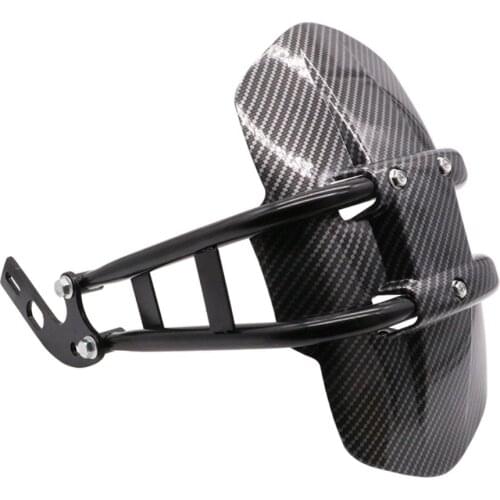 Motorcycle Aluminum Rear Fender Carbon Fiber Printed Plastic Mudguard FOR YAMAHA FZ6S YB 125SP YBR 125G FOR KAWASAKI Z1000