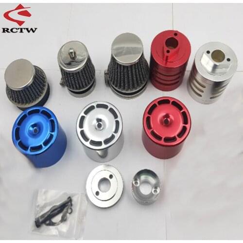 Alloy Air Filter Kit for 1/5 HPI ROFUN ROVAN KM BAJA 5B 5T 5SC SS RC CAR Toys PARTS